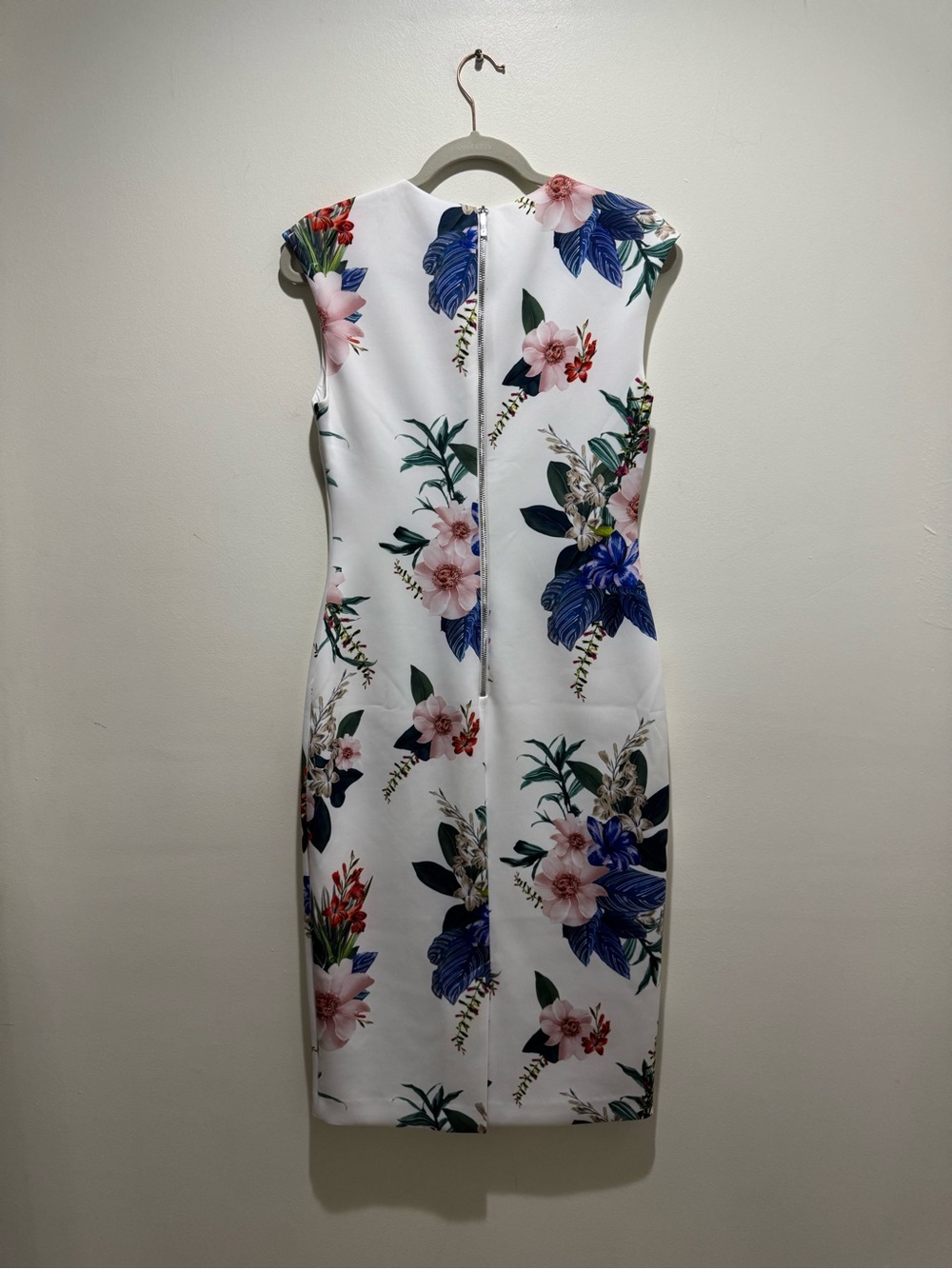 Ted Baker Sharley Jamboree Floral Midi Dress Size 2 - Picture 3 of 12